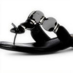 Buffalo Sandali Donna Vernice Piatto Nero Viola 309-9152