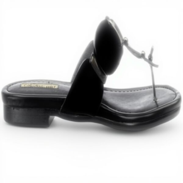 Buffalo Sandali Donna Vernice Piatto Nero Viola 309-9152