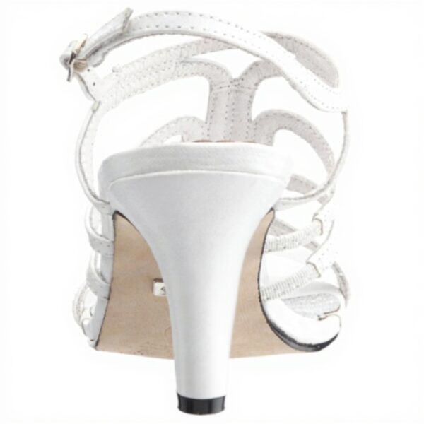 Buffalo Sandali Donna PU Tacco Cono Bianco Moda