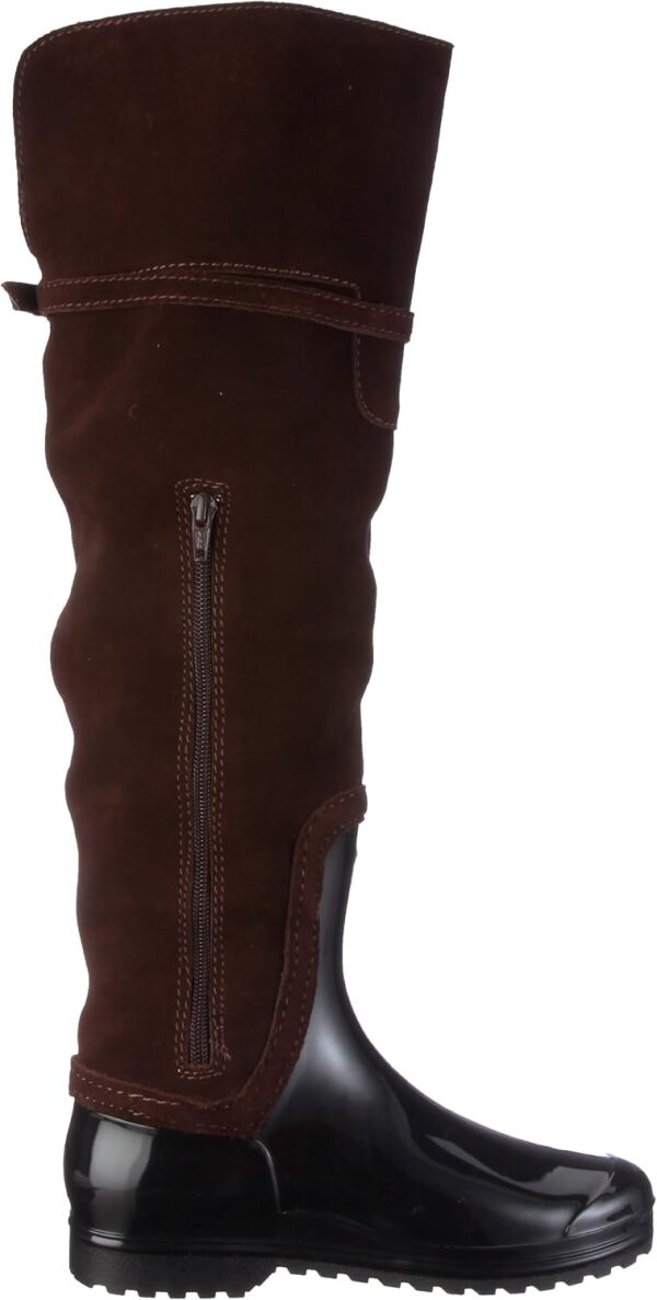 Buffalo Stivali Donna Pelle Scamosciata Tacco Piatto-4