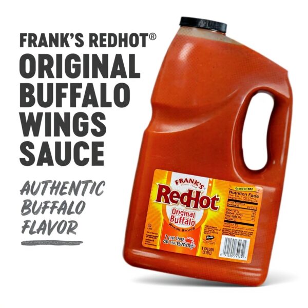 Salsa Buffalo Wings Franks RedHot Original 3.78L Piccante