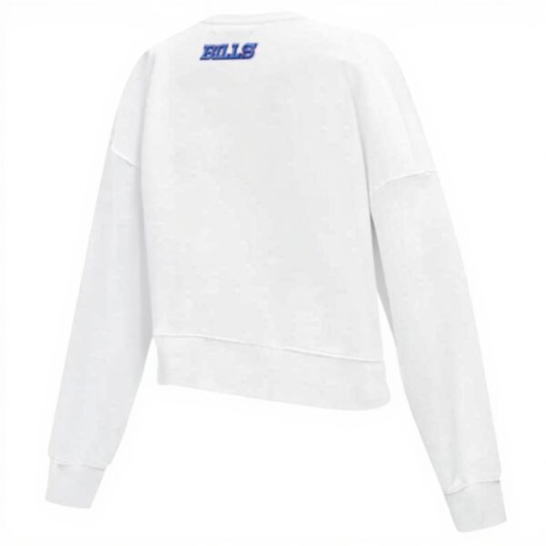 Felpa NFL Buffalo Bills Donna Pro Standard Ciniglia Bianca