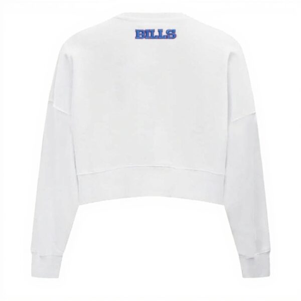 Felpa NFL Buffalo Bills Donna Pro Standard Ciniglia Bianca