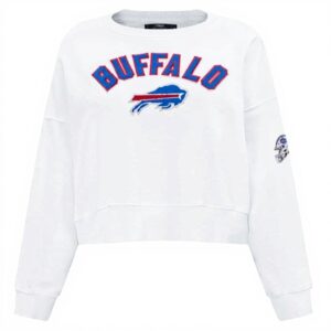 Felpa NFL Buffalo Bills Donna Pro Standard Ciniglia Bianca