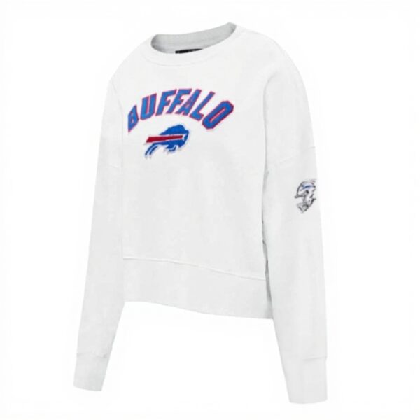 Felpa NFL Buffalo Bills Donna Pro Standard Ciniglia Bianca