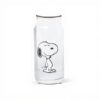 Set bicchieri Peanuts vetro Charlie Brown Snoopy