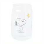 Set bicchieri Peanuts vetro Charlie Brown Snoopy