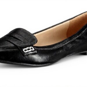 Ballerine Donna Buffalo Pelle Nero Scarpe Basse Comode