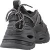 Sneaker casual donna Buffalo Triplet Lace nero-2